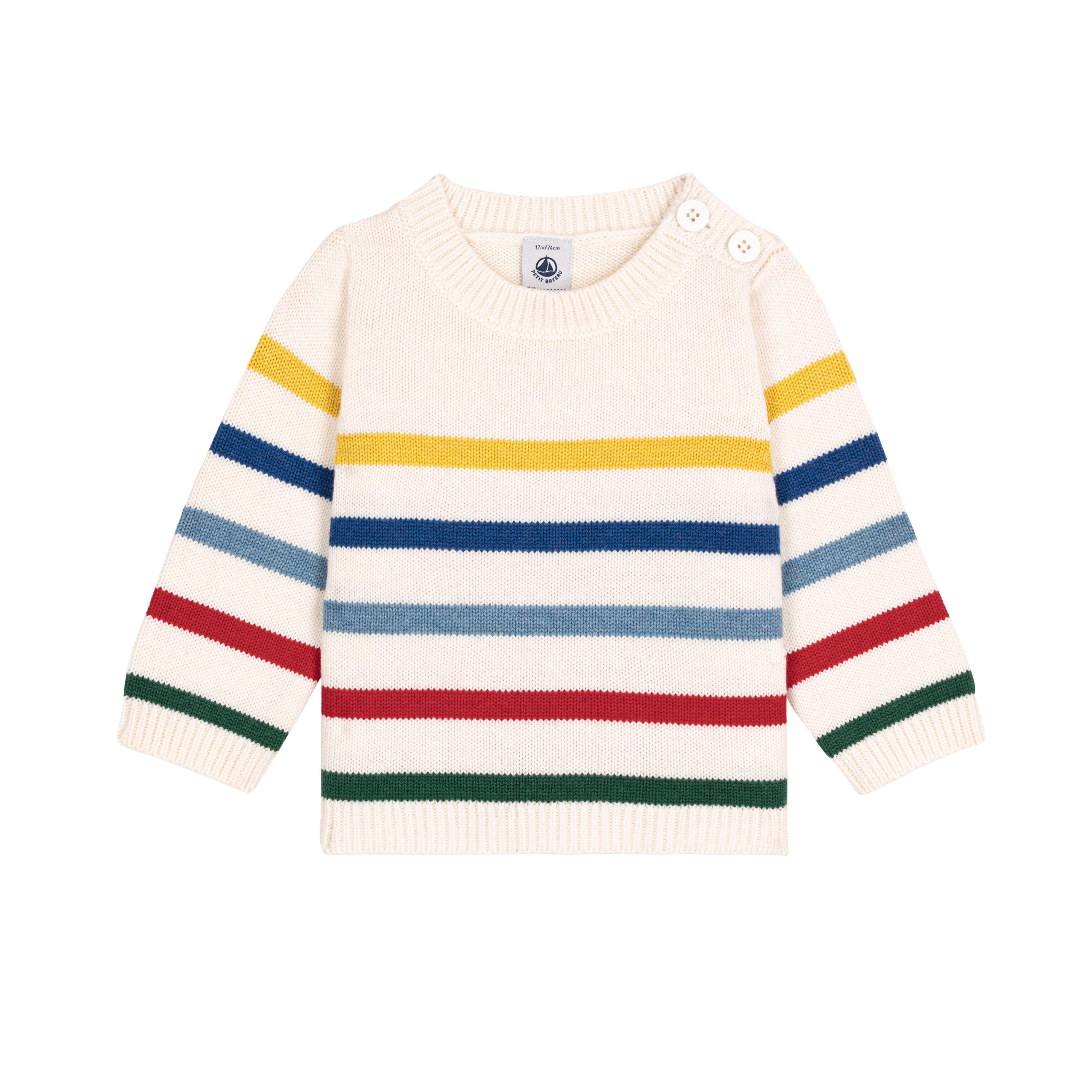 Petit Bateau - Pull Rayé (Bébé)