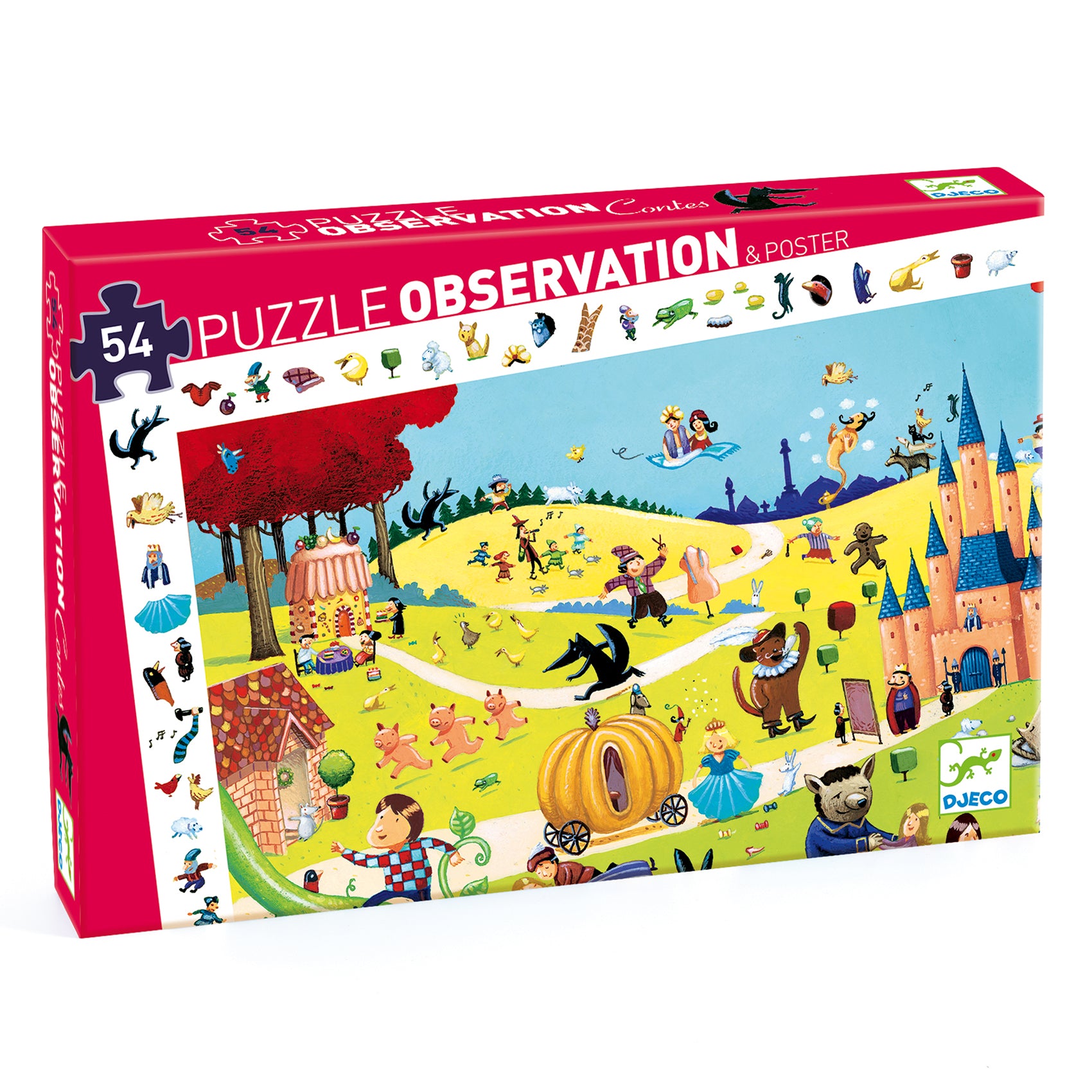 Djeco - Observation Puzzle: Tales (54 pcs)
