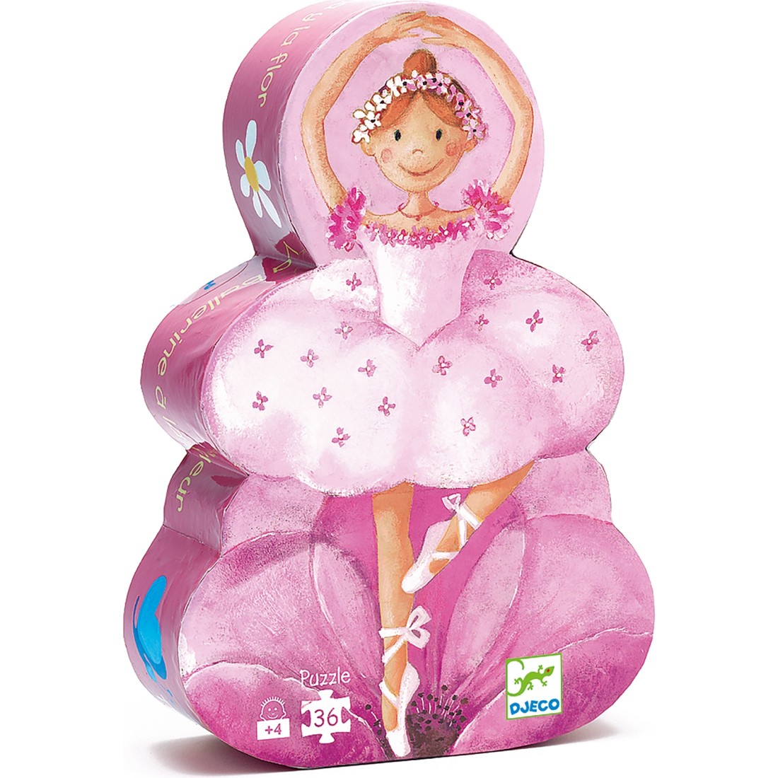 Djeco - Silhouette Puzzle: Ballerina (36 pcs)