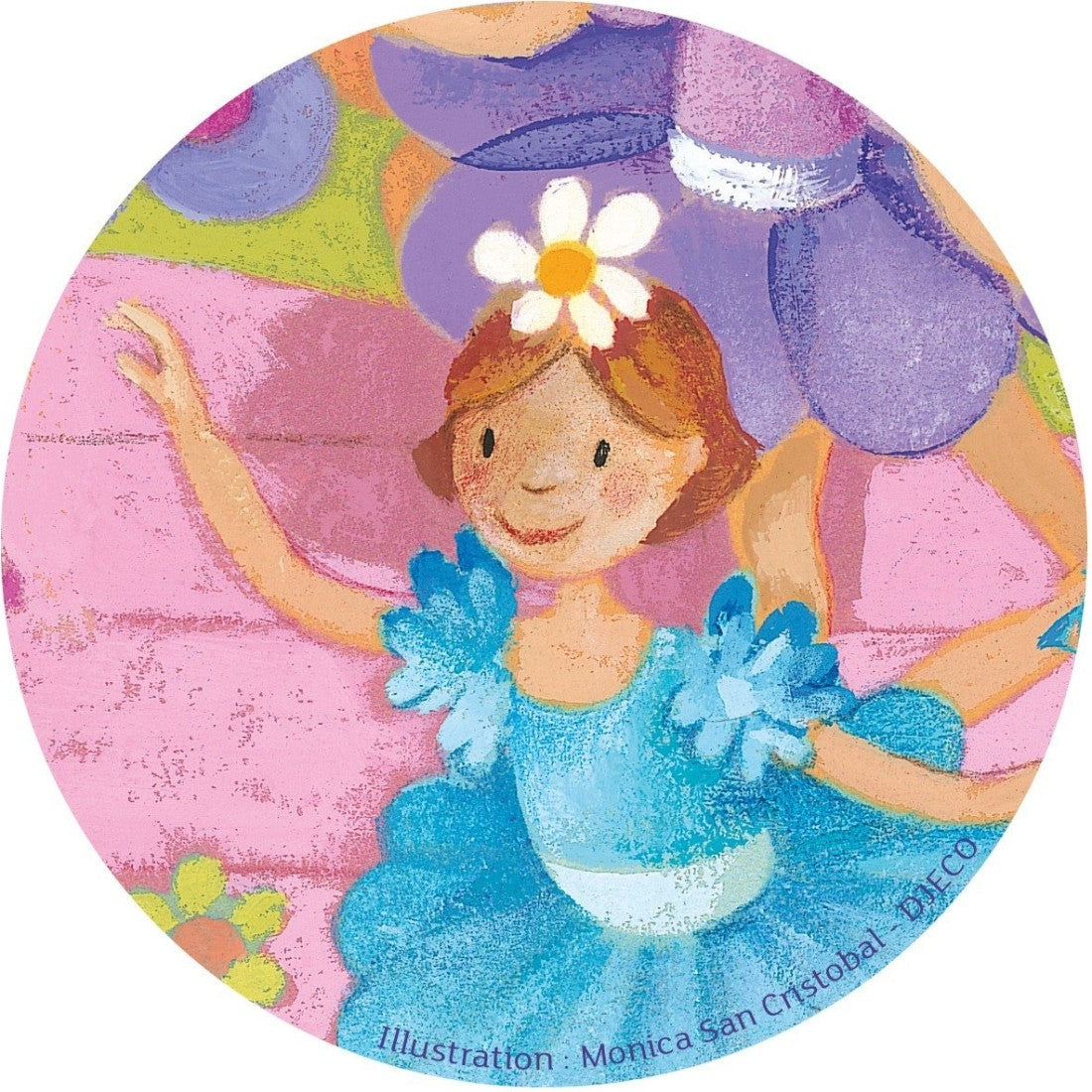 Djeco - Silhouette Puzzle: Ballerina (36 pcs)