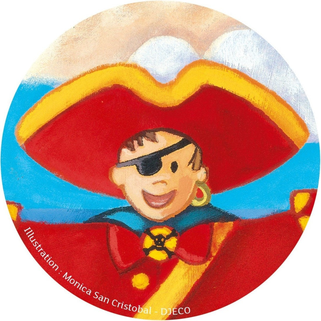 Djeco - Silhouette Puzzle: Pirate (36 pcs)