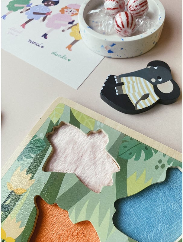 Vilac - Sensory Puzzle Jungle