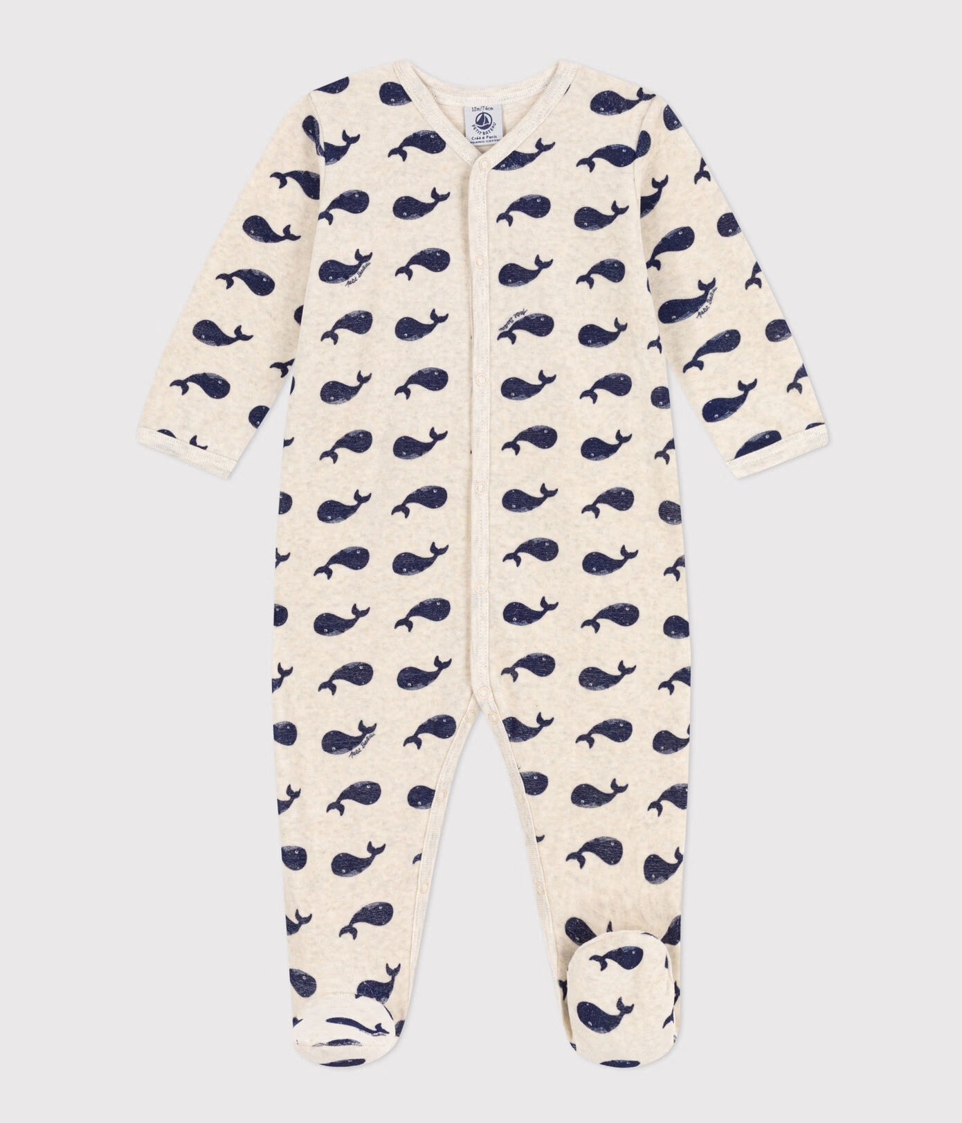 Petit Bateau - Pyjama Dors Bien en Velours