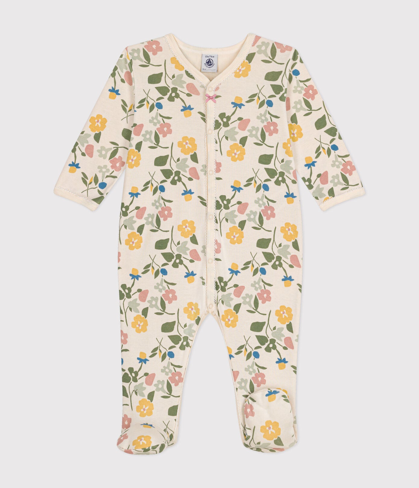 Petit Bateau - Pyjama Dors Bien Fleurs