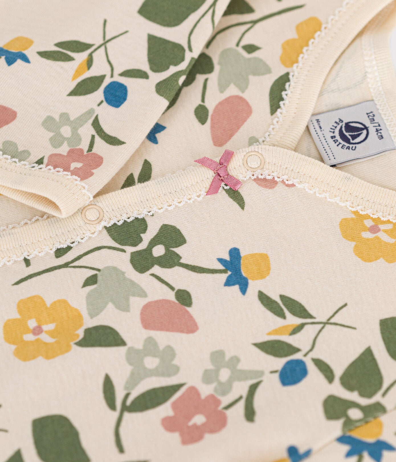 Petit Bateau - Pyjama Dors Bien Fleurs