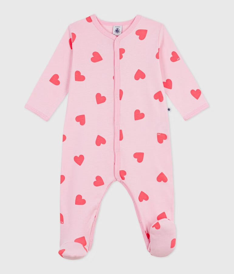 Petit Bateau - Pyjama Dors Bien Coeurs