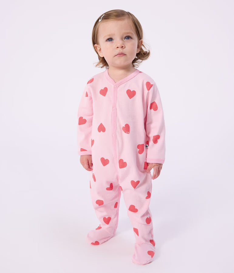Petit Bateau - Pyjama Dors Bien Coeurs