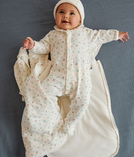 Pyjama "Dors Bien" Petit Bateau Pour Bébé Fille - En Côte De Coton Doux