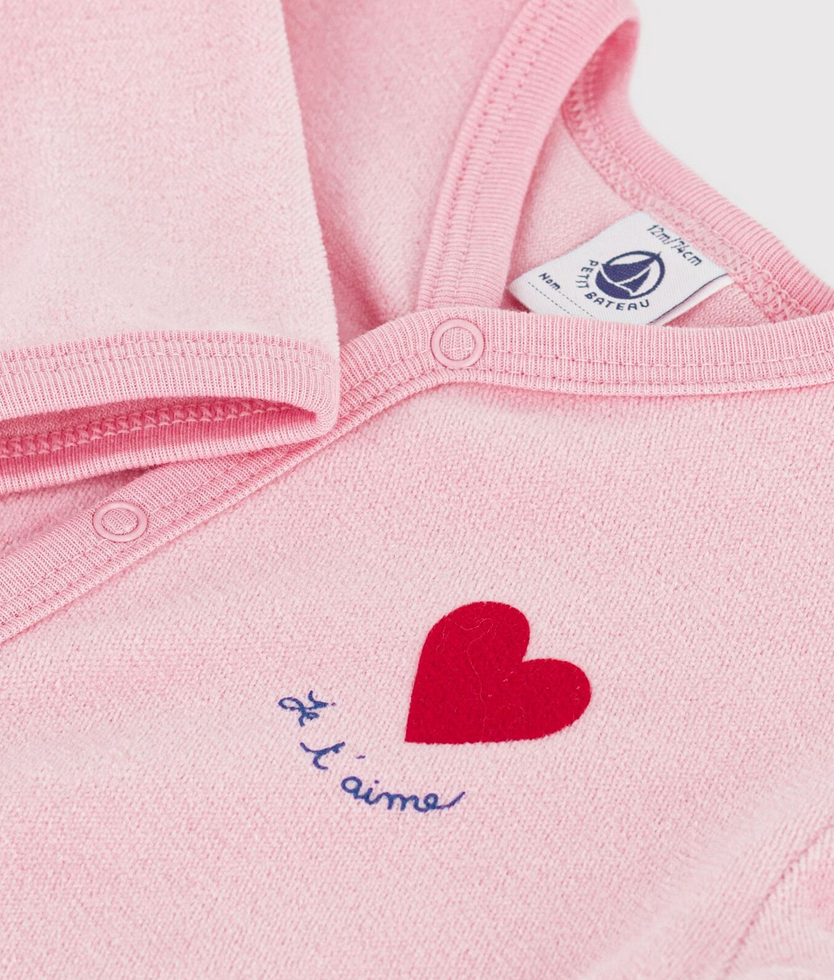 Petit Bateau - Pyjama Dors Bien en velours uni