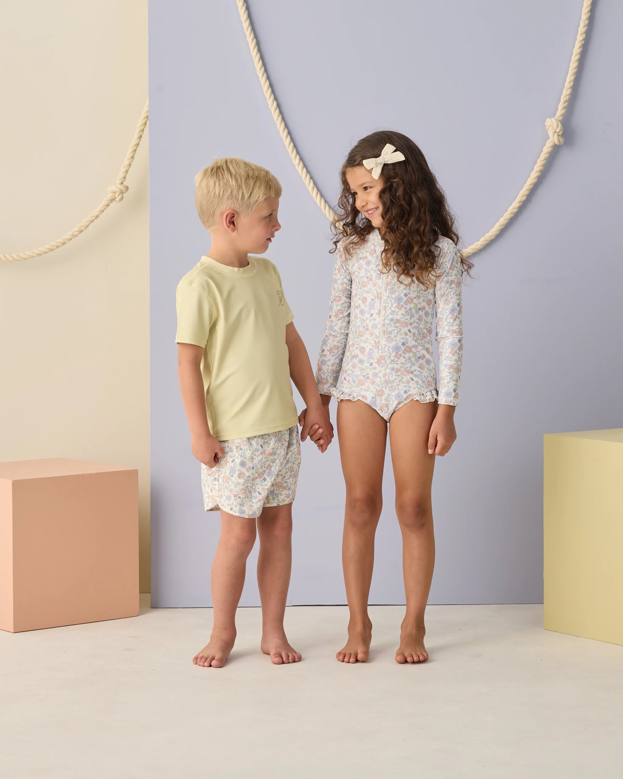 Rylee + Cru - Rashguard One-Piece Bloom