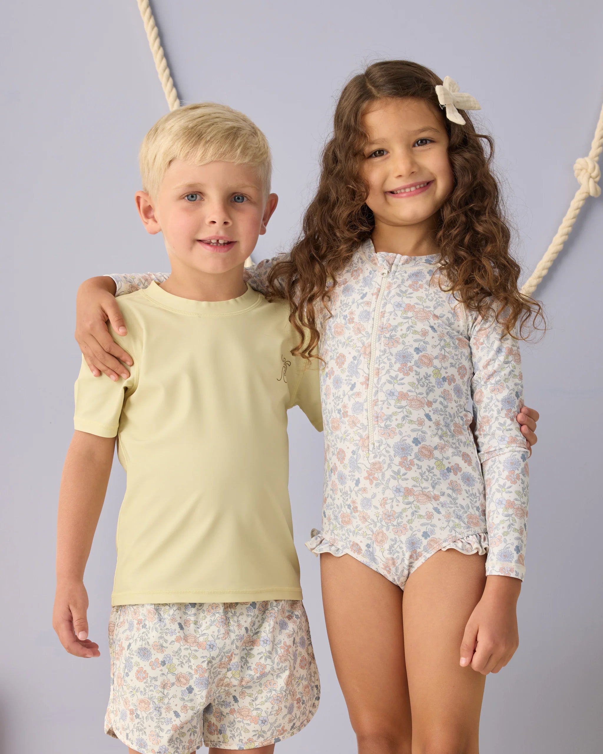 Rylee + Cru - Rashguard One-Piece Bloom