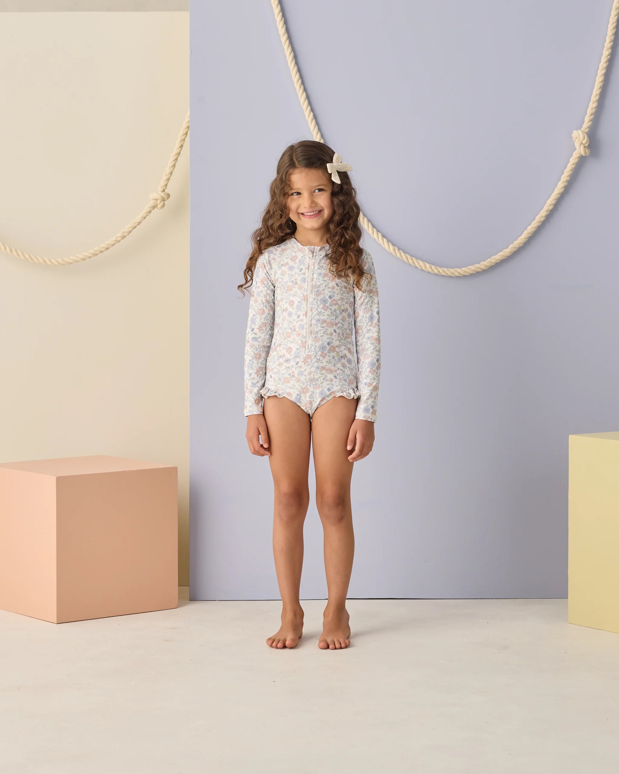 Rylee + Cru - Rashguard One-Piece Bloom
