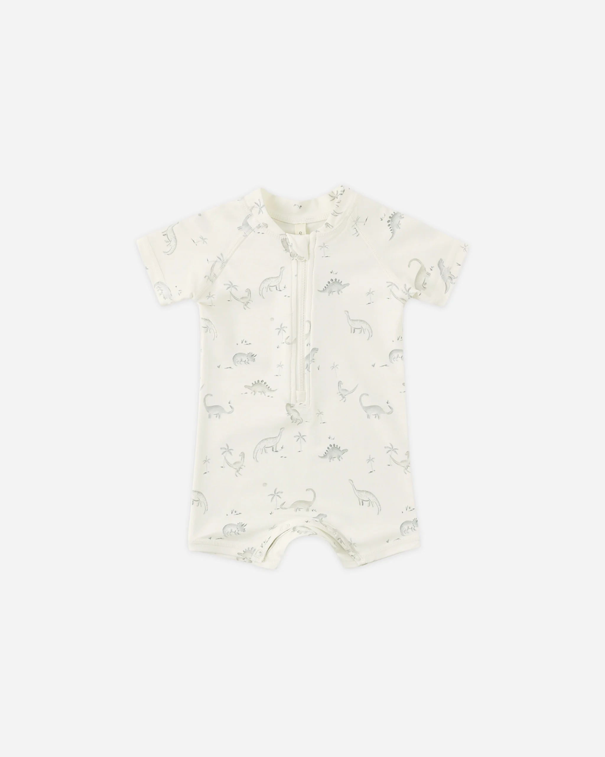 Quincy Mae - Rashguard zippé une pièce dinosaure