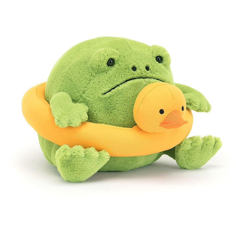 Jellycat - Ricky the Rain Frog with his Rubber Buoy