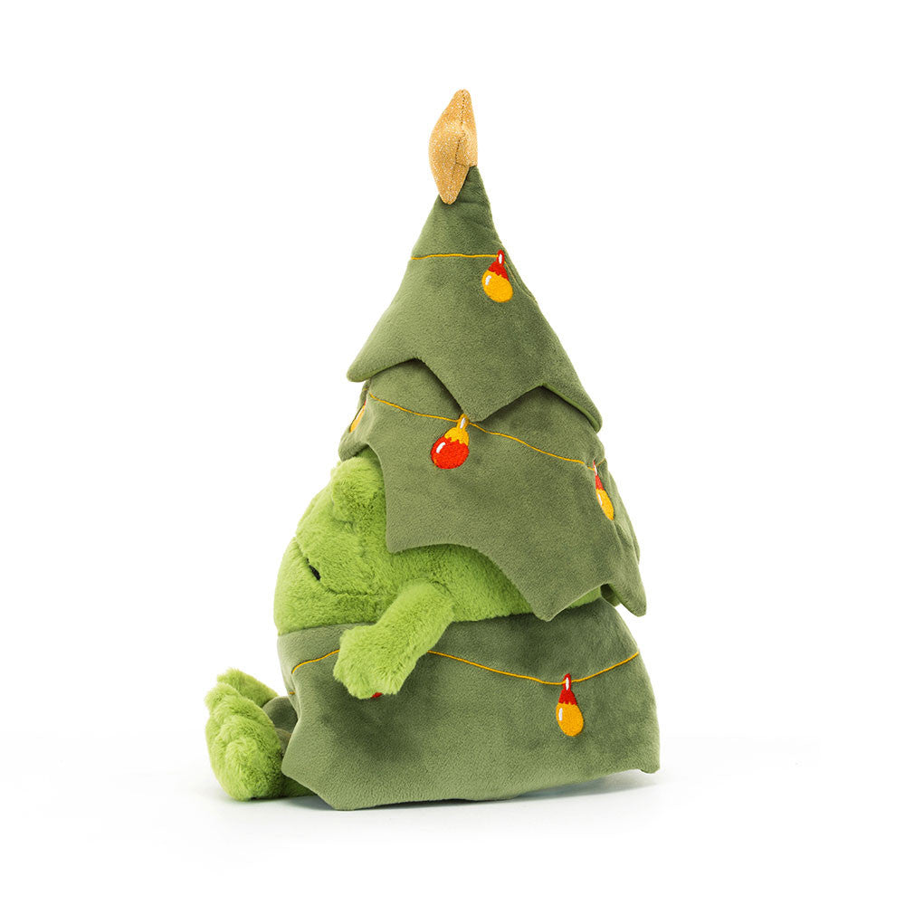 Jellycat - Ricky The Rain Frog Christmas Tree