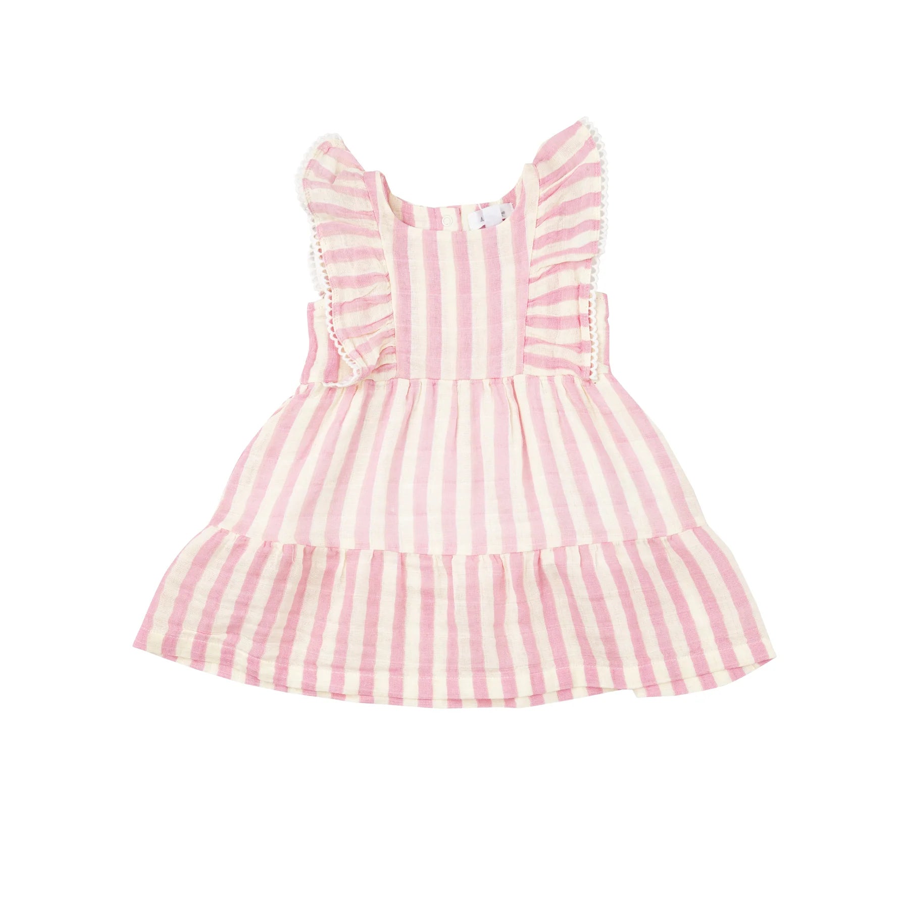 Angel Dear - Robe à bordures Picot et Cache-couche