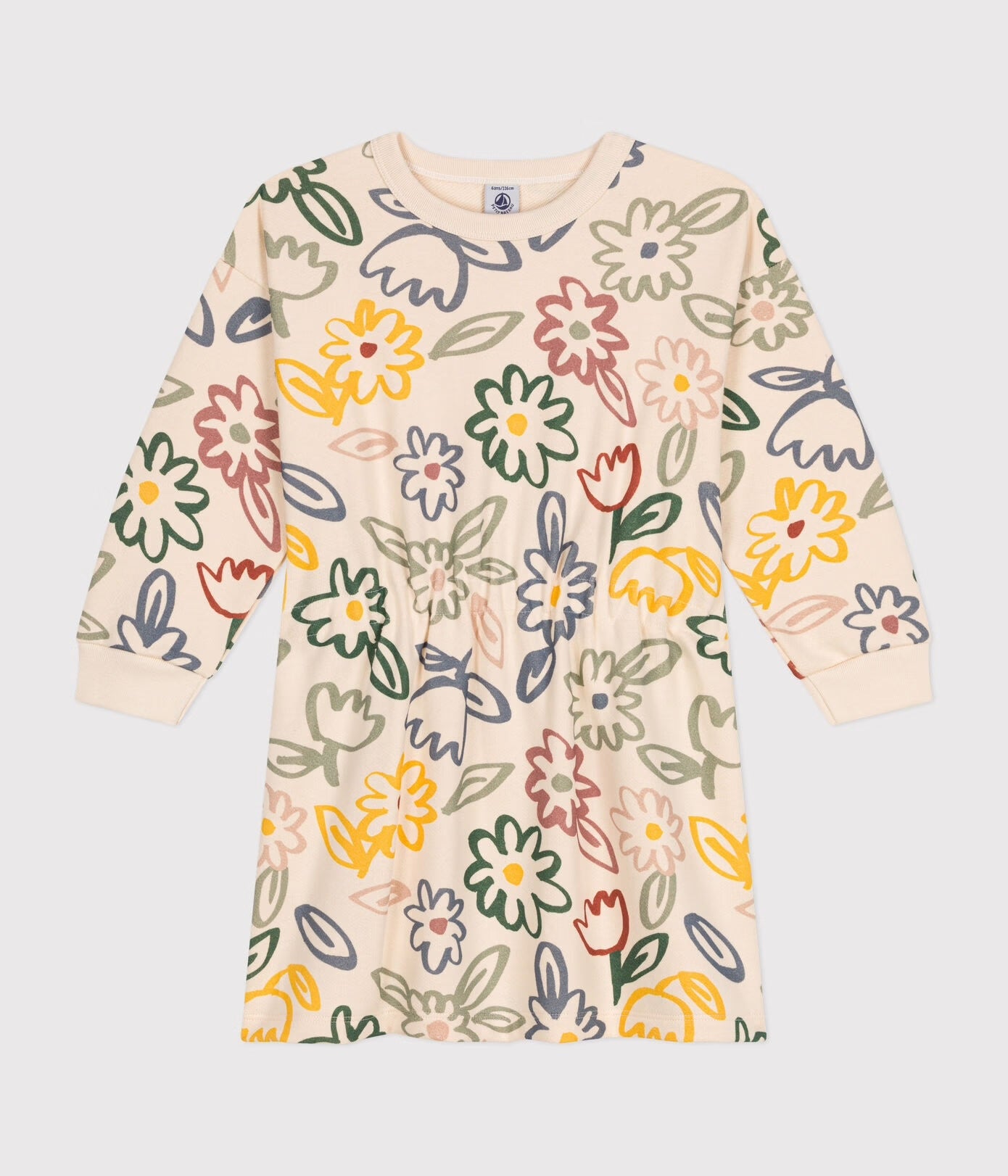 Petit Bateau - Robe à Manches Longues