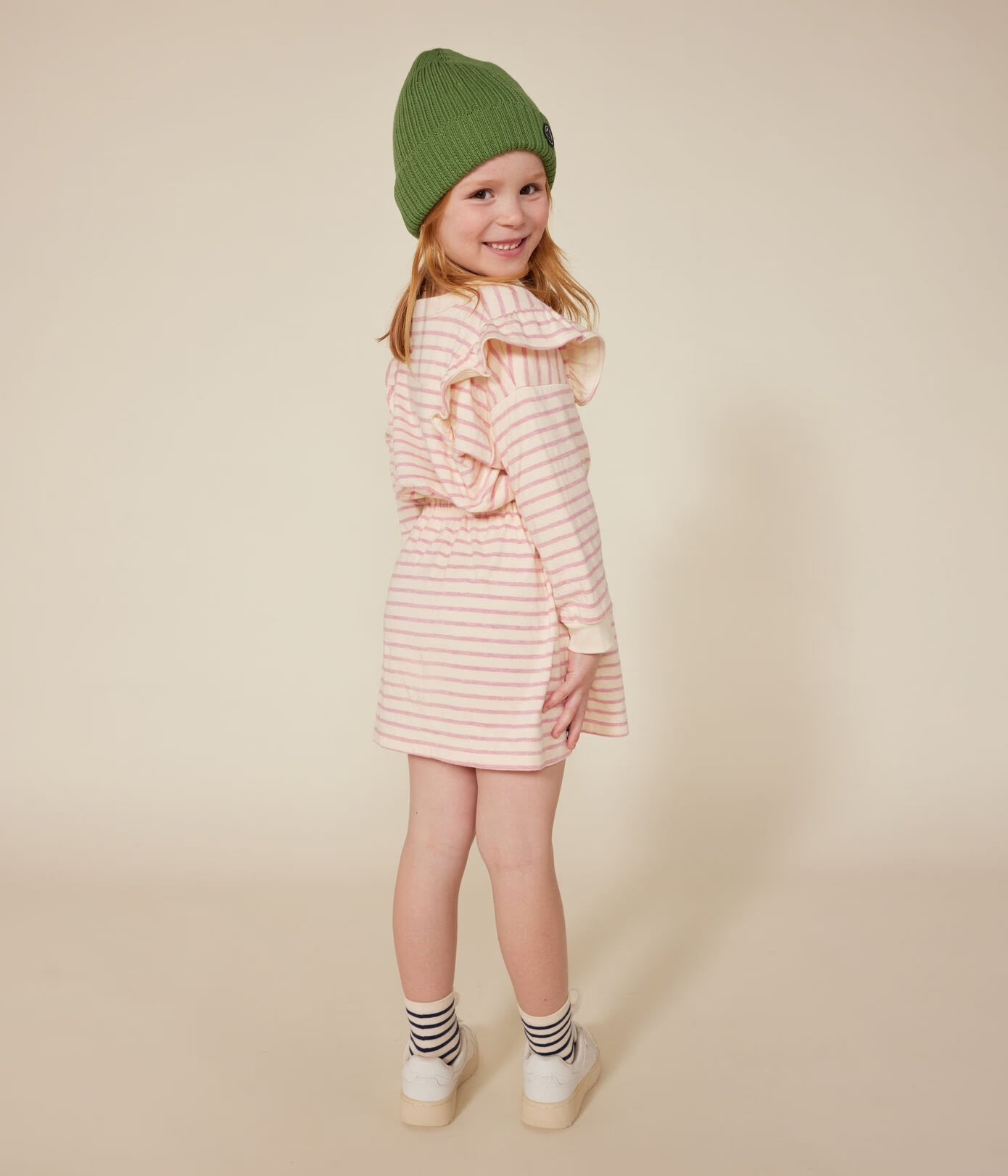 Petit Bateau - Robe à Manches Longues