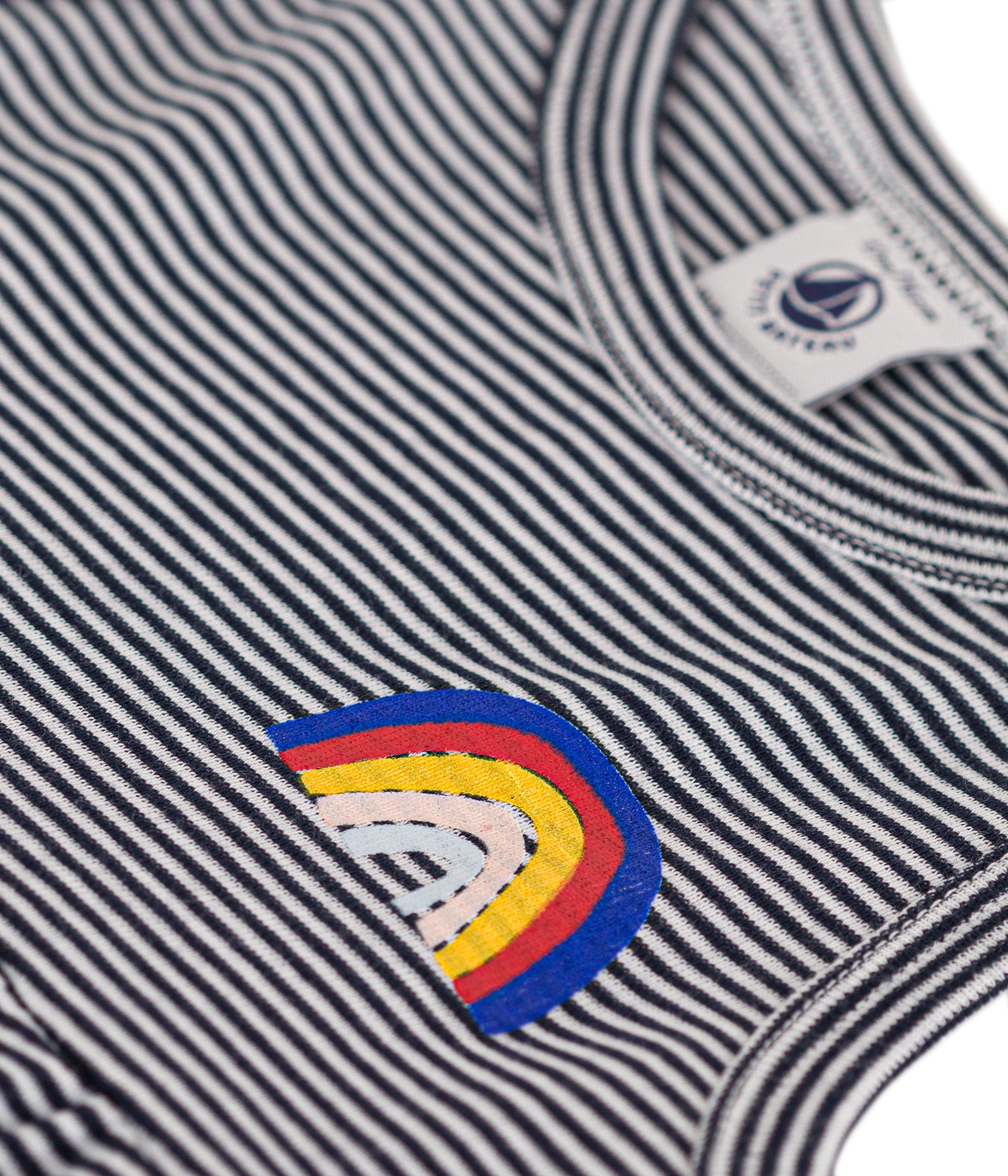 Petit Bateau - Robe Arc-en-ciel avec Rayures