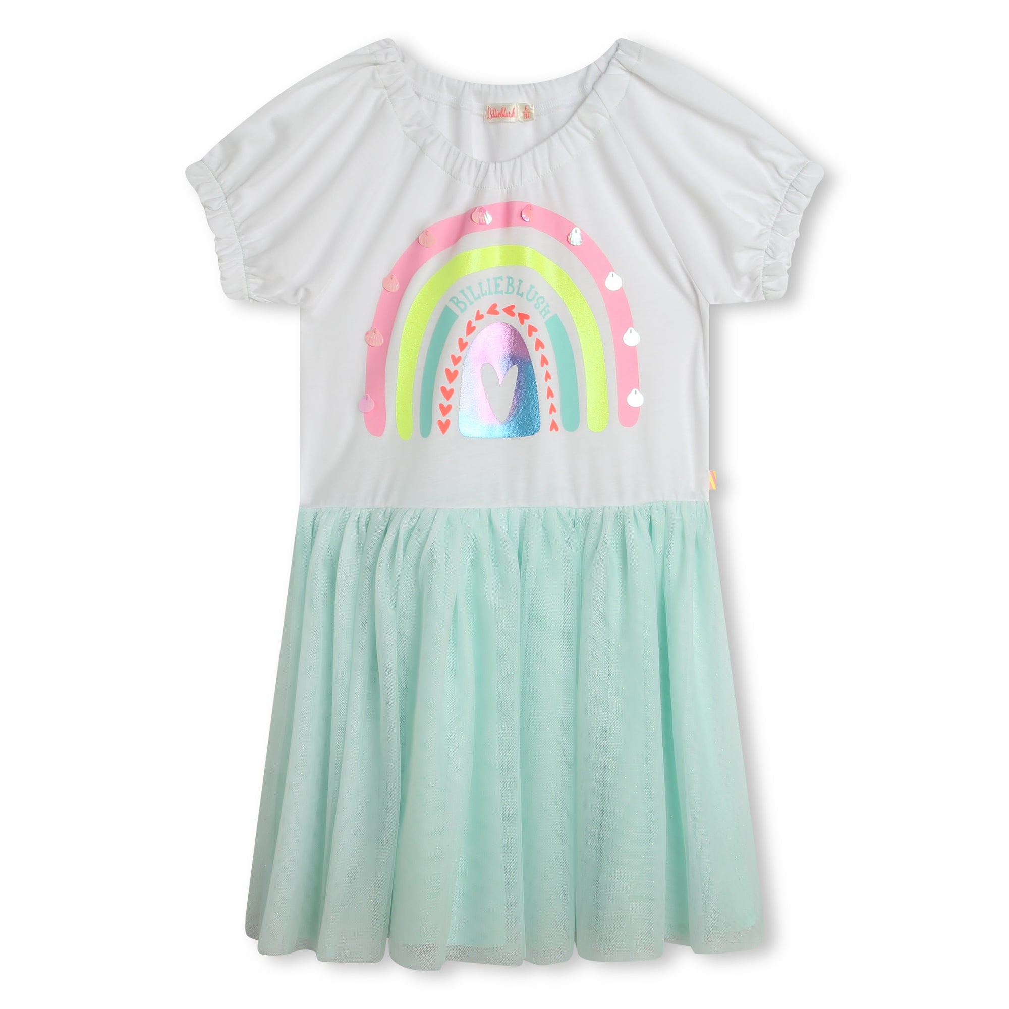 Billieblush Bi-Material Rainbow Dress