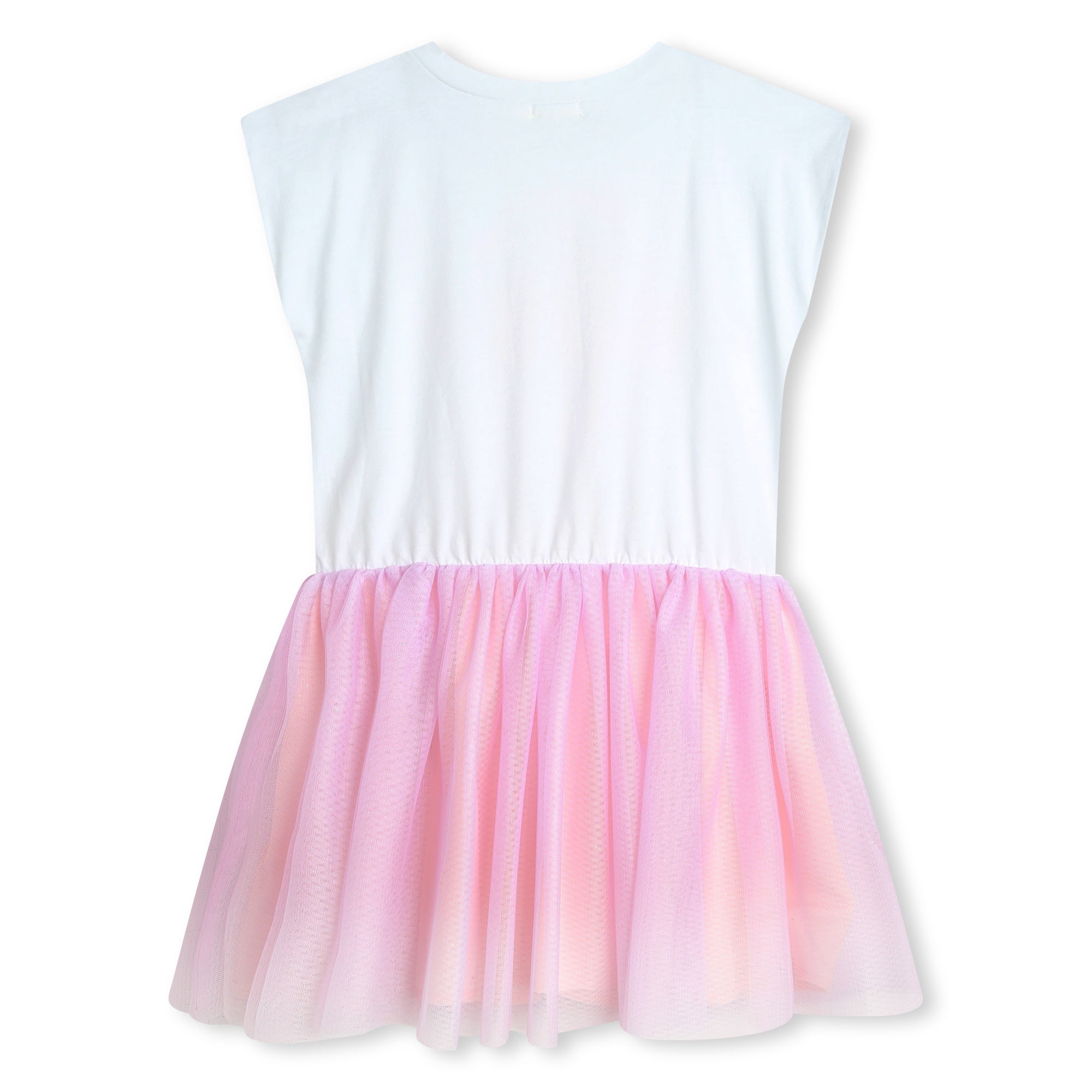 Billieblush Bi-Material "Blush Power" Sleeveless Dress