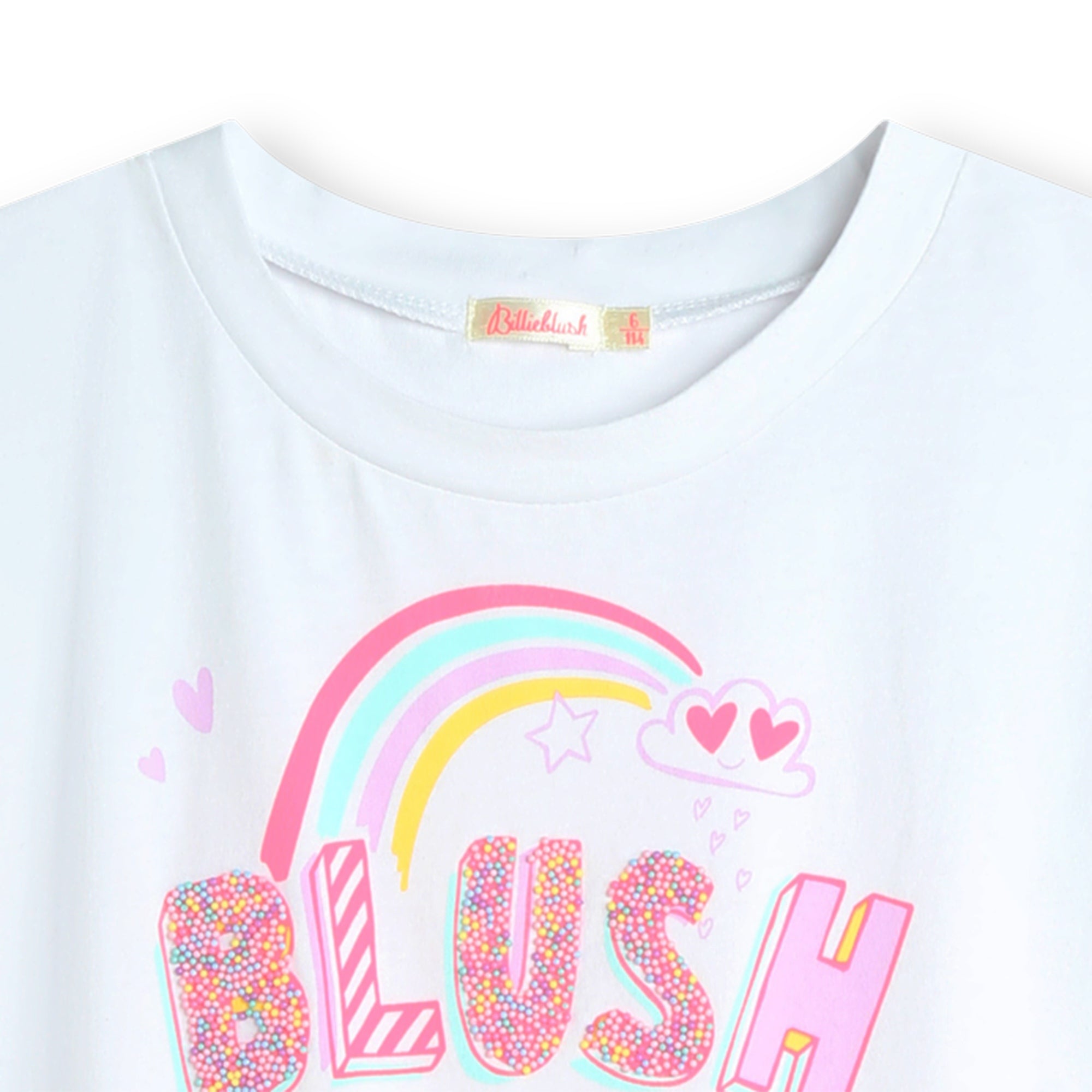 Billieblush Bi-Material "Blush Power" Sleeveless Dress