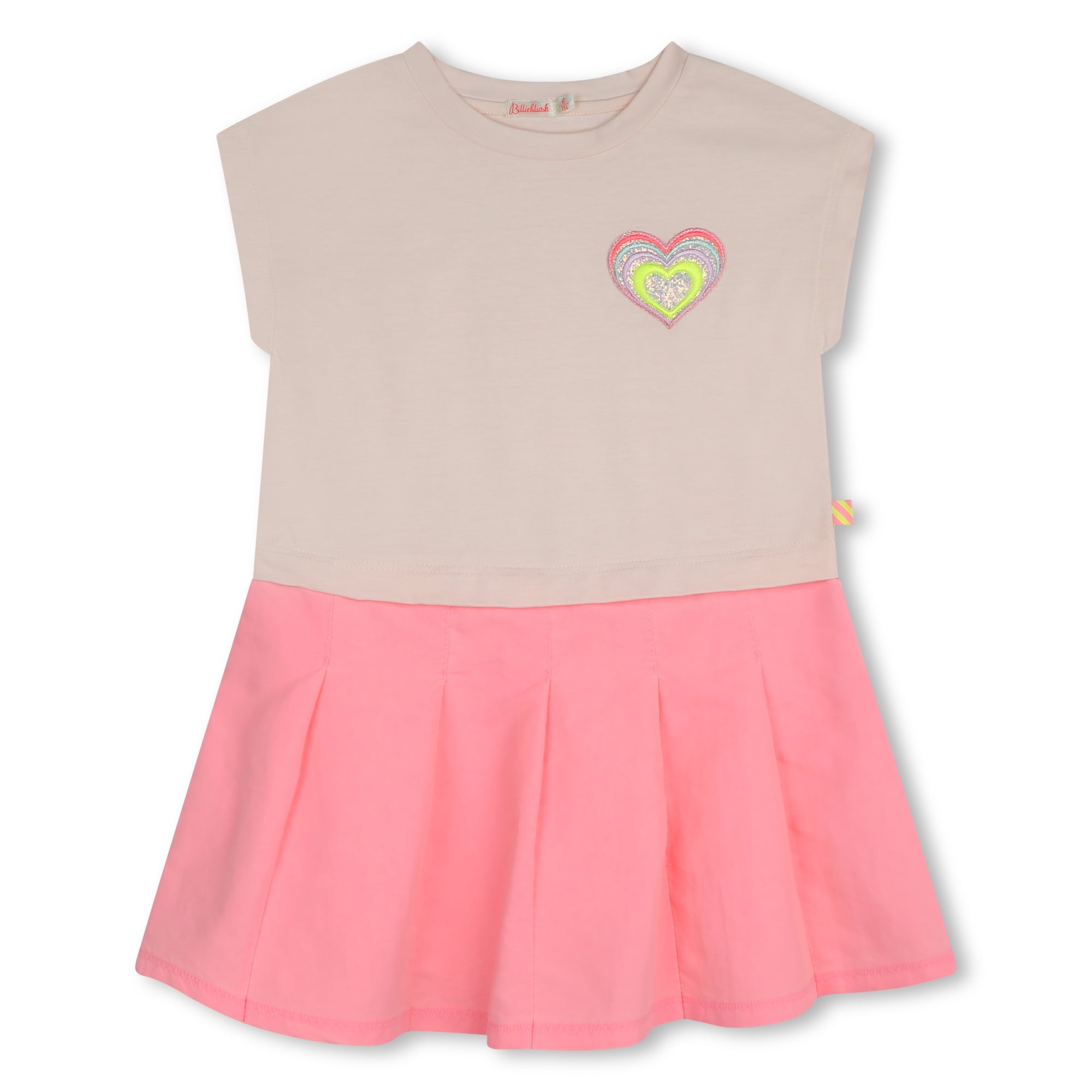 Billieblush Bi-Material Heart Dress