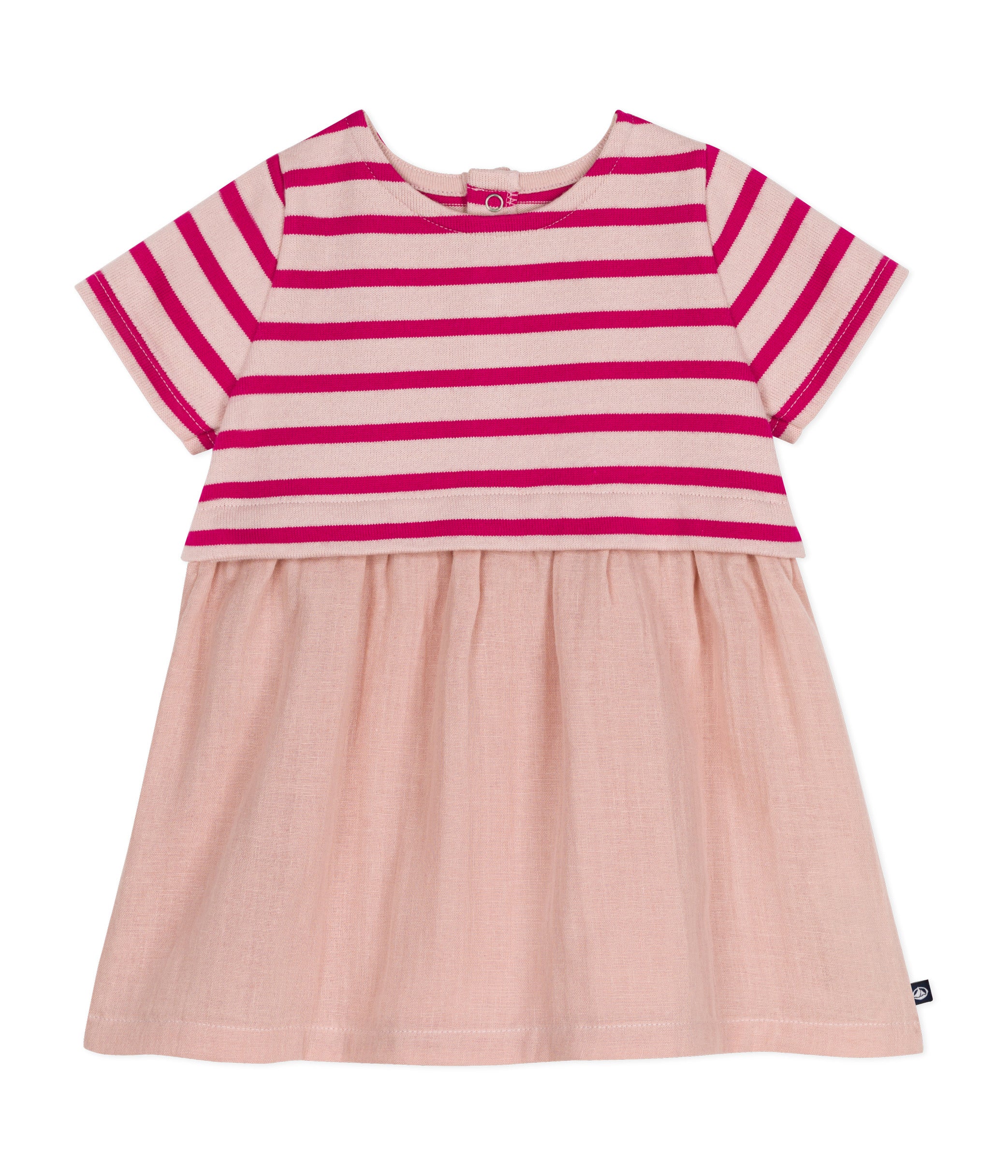 Petit Bateau - Bi-material dress