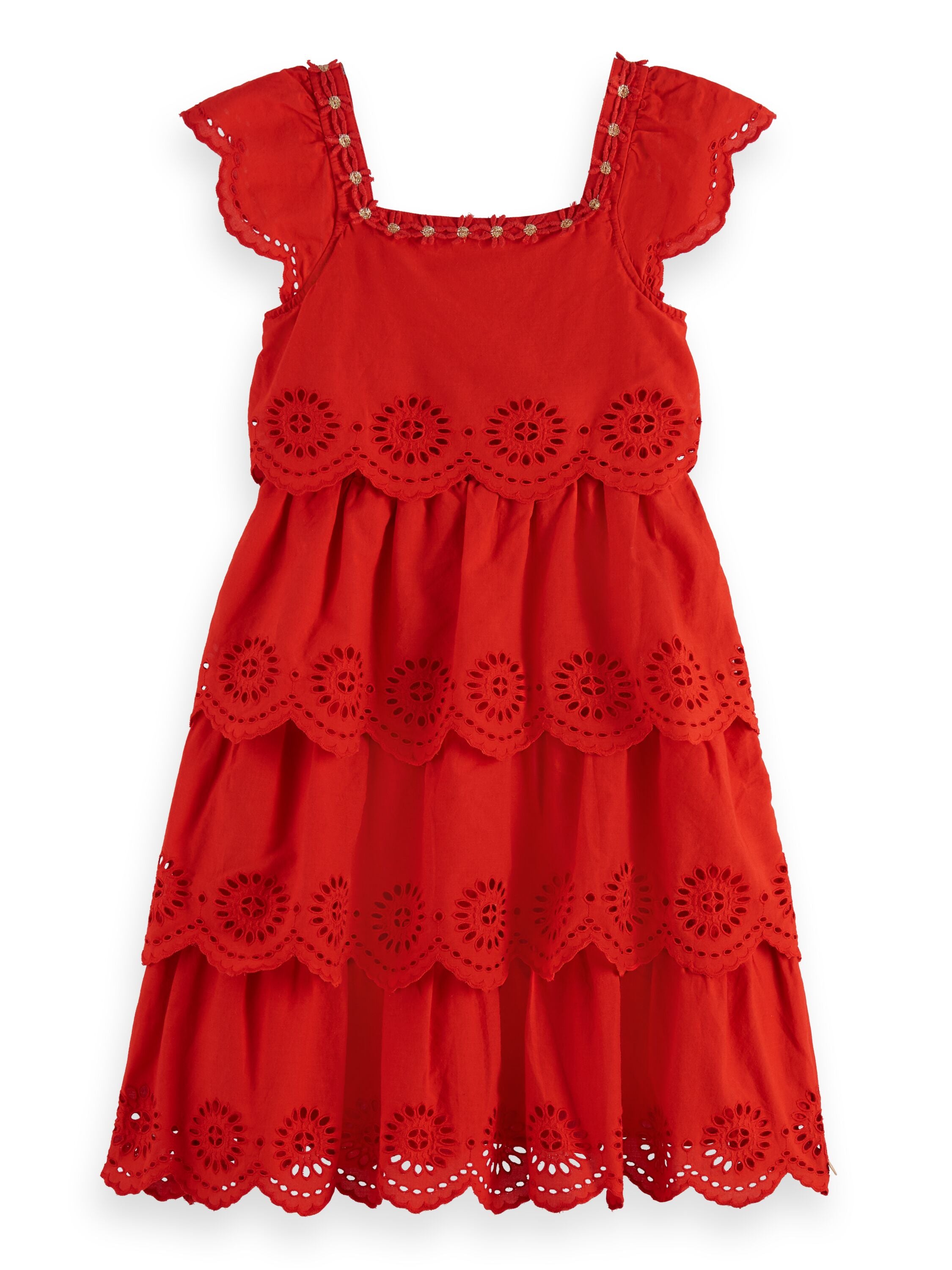 Scotch & Soda - Delicate Dress with English Embroidery