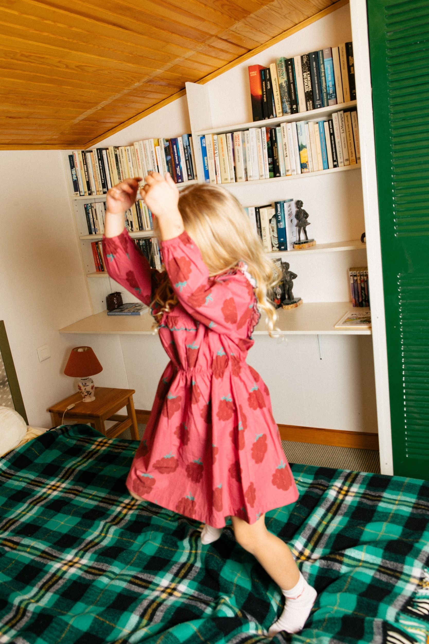 Tiny Cottons - Robe Froufrous Framboises