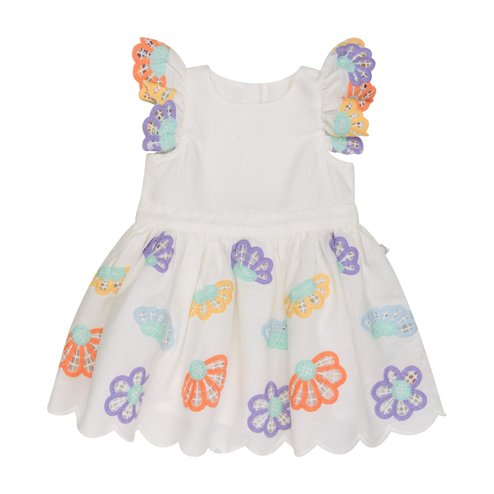 Stella McCartney - Festive Flower Linen Dress (Baby)
