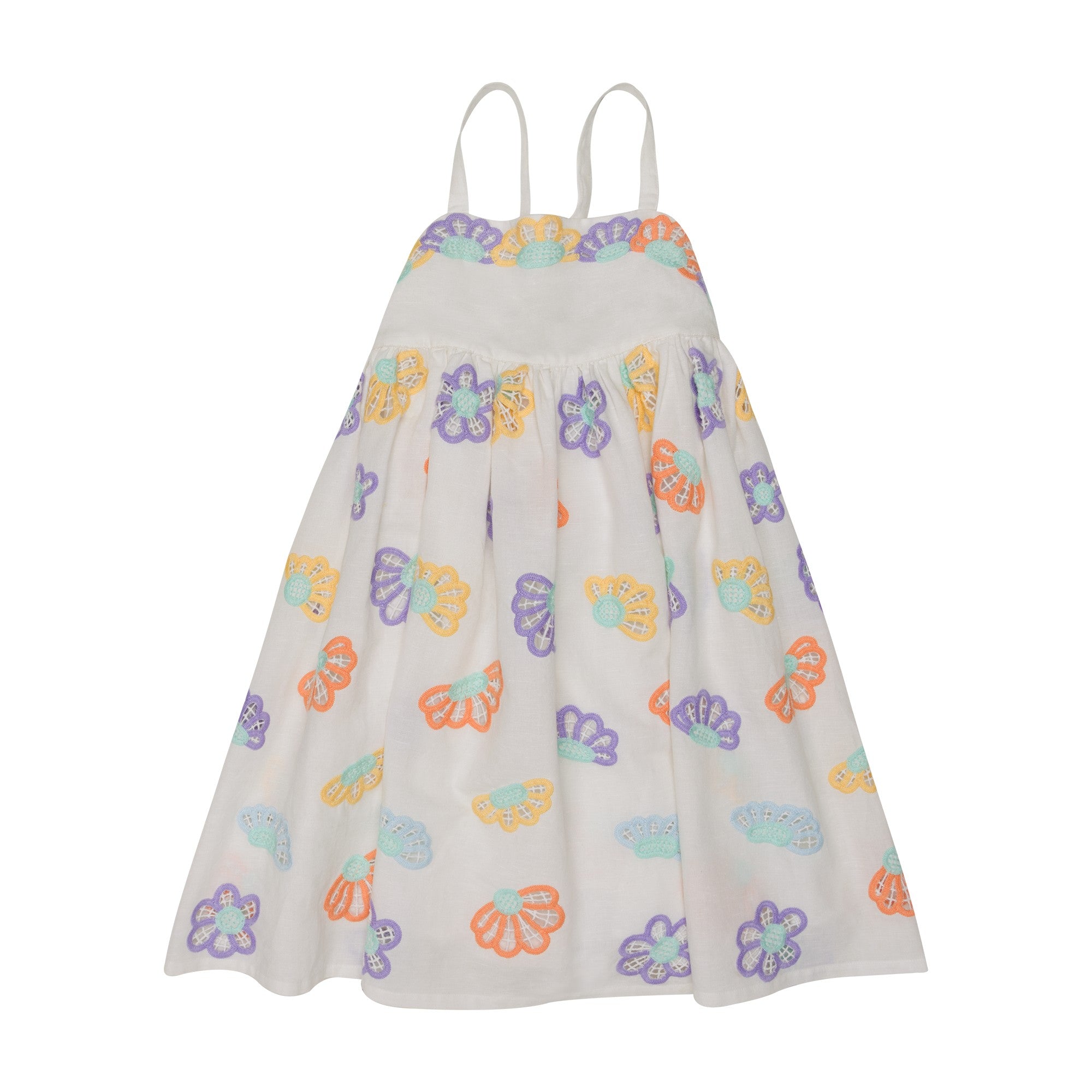 Stella McCartney - Festive Flower Linen Dress (Child)