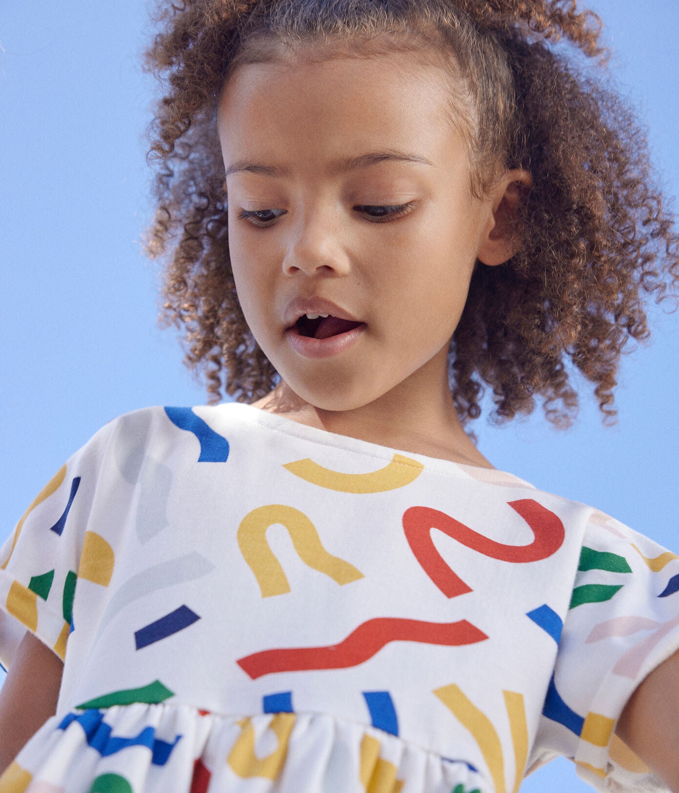 Petit Bateau - Robe à Manches Courtes