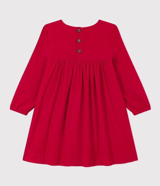 Petit Bateau - Robe en Velours à Manches Longues