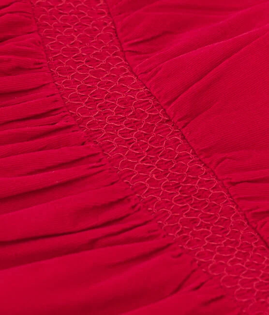 Petit Bateau - Robe en Velours à Manches Longues