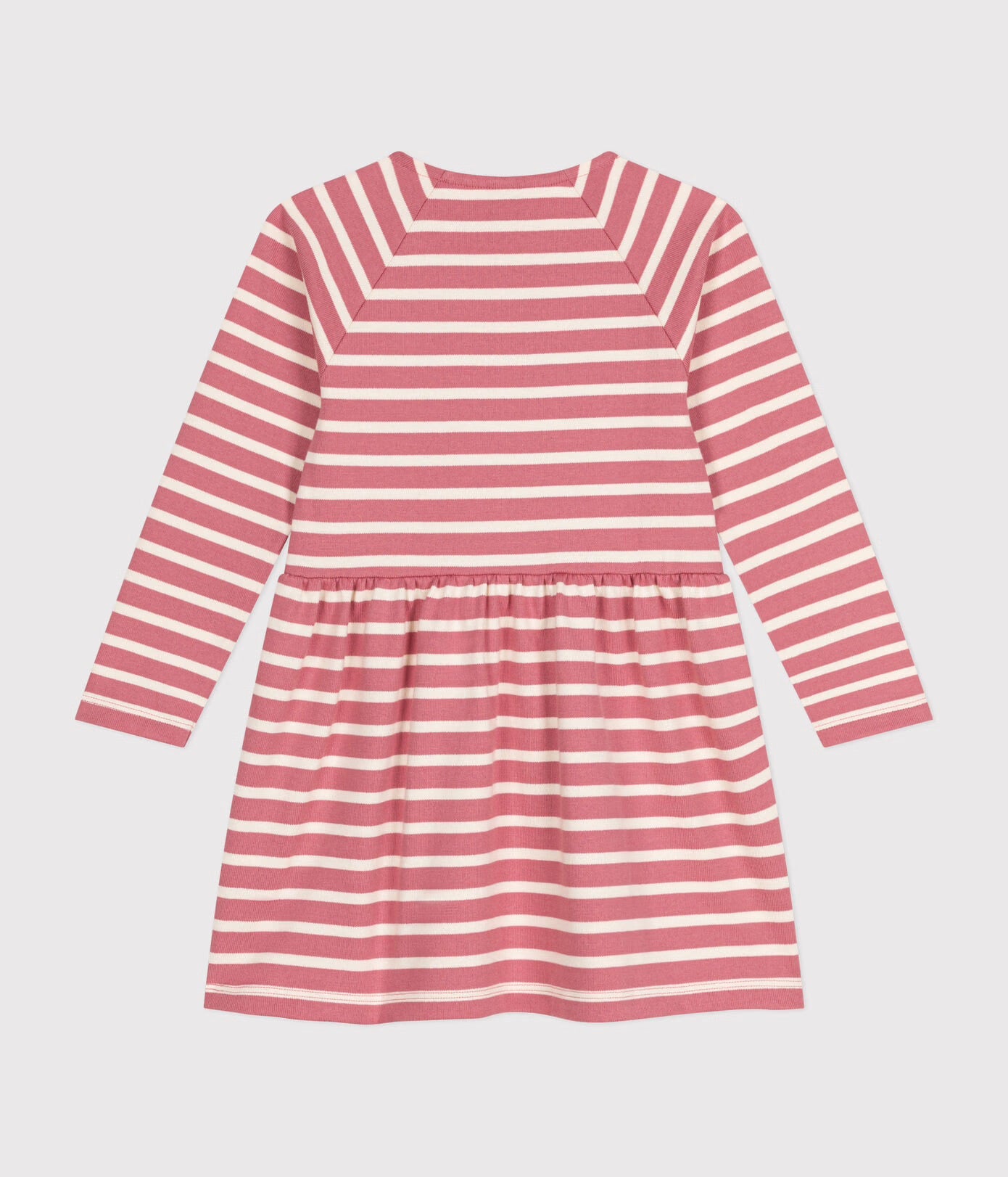 Petit Bateau - Robe à Manches Longues Rayée