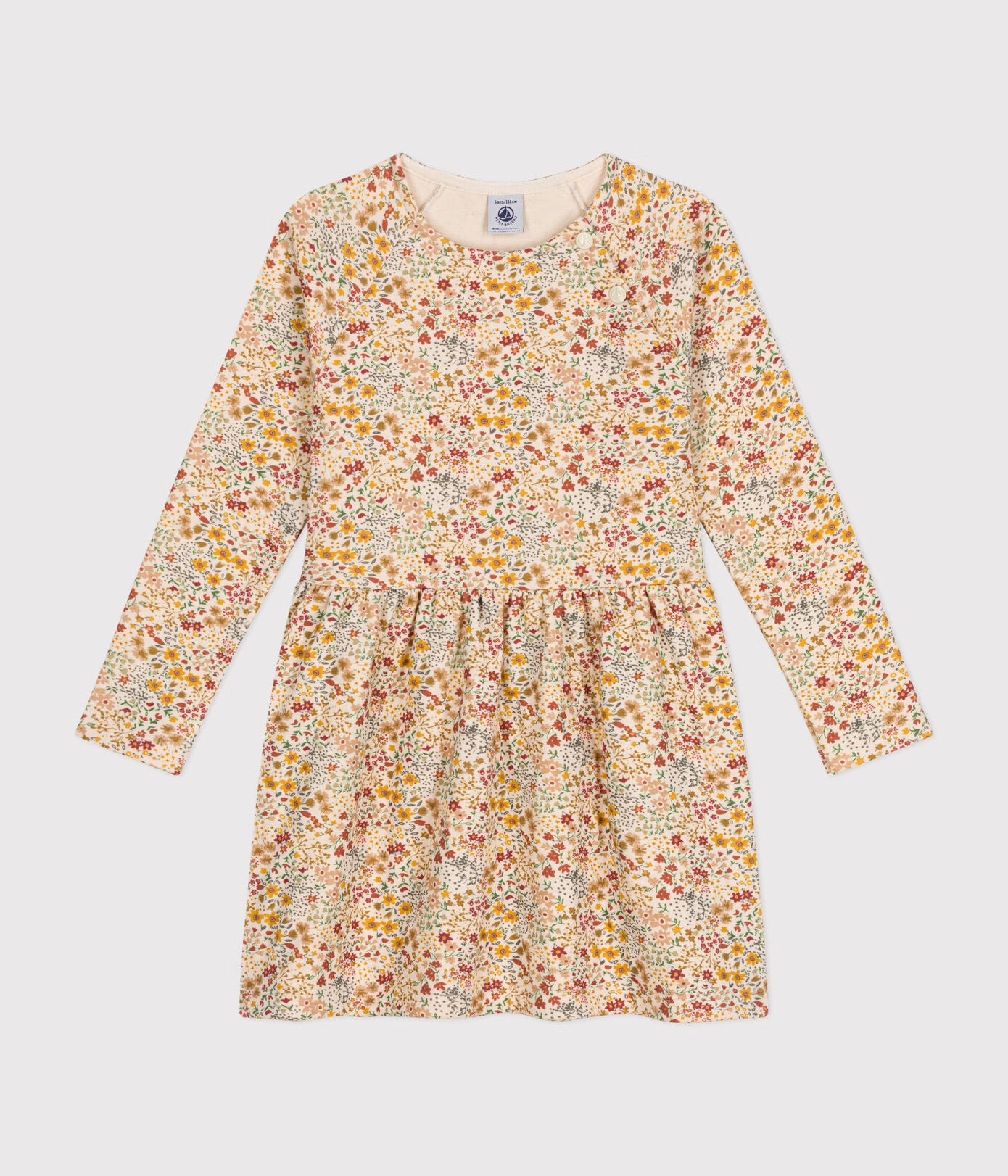 Petit Bateau - Robe à Manches Longues