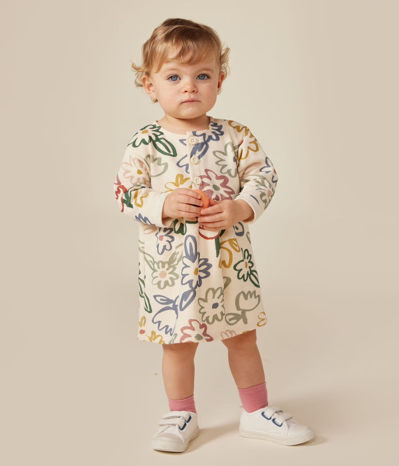 Petit Bateau - Robe Manches Longues (Bébé)