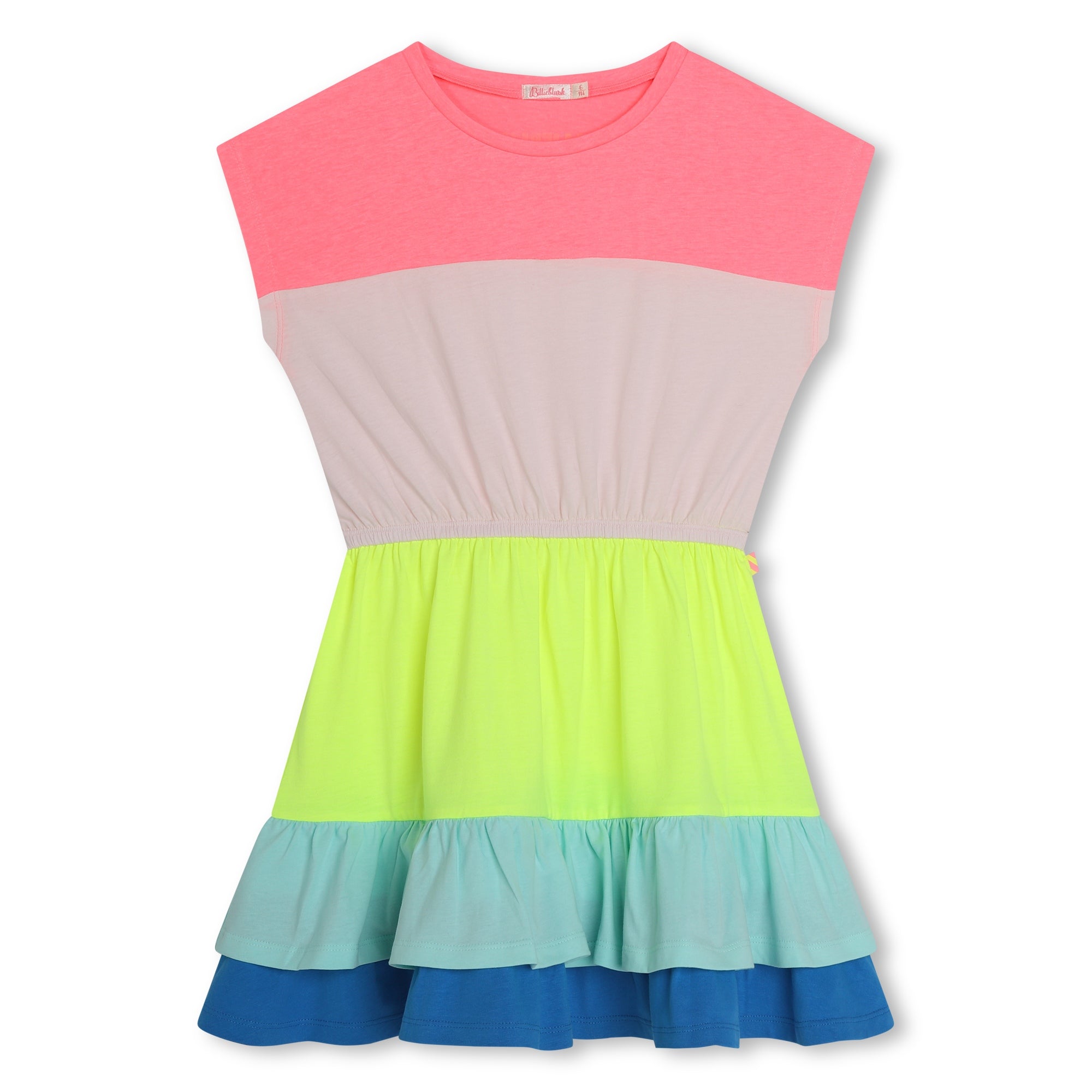 Billieblush Multicolored Short Sleeve Dress