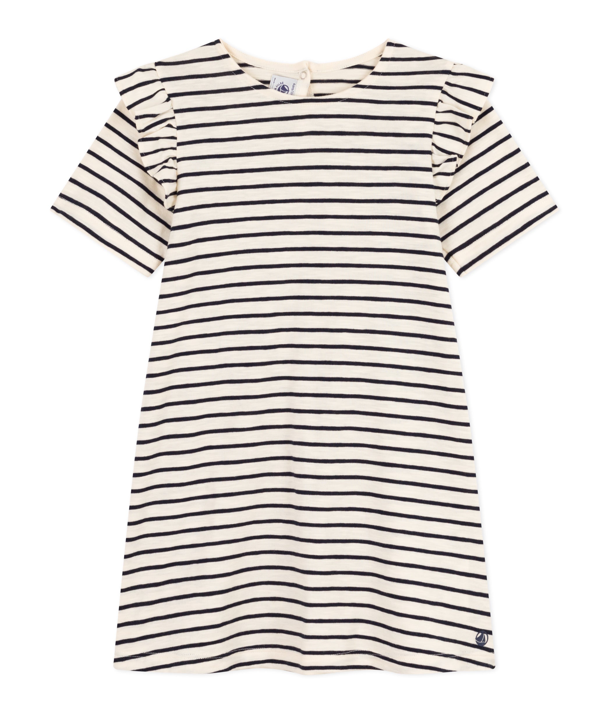 Petit Bateau - Striped Short Sleeve Dress