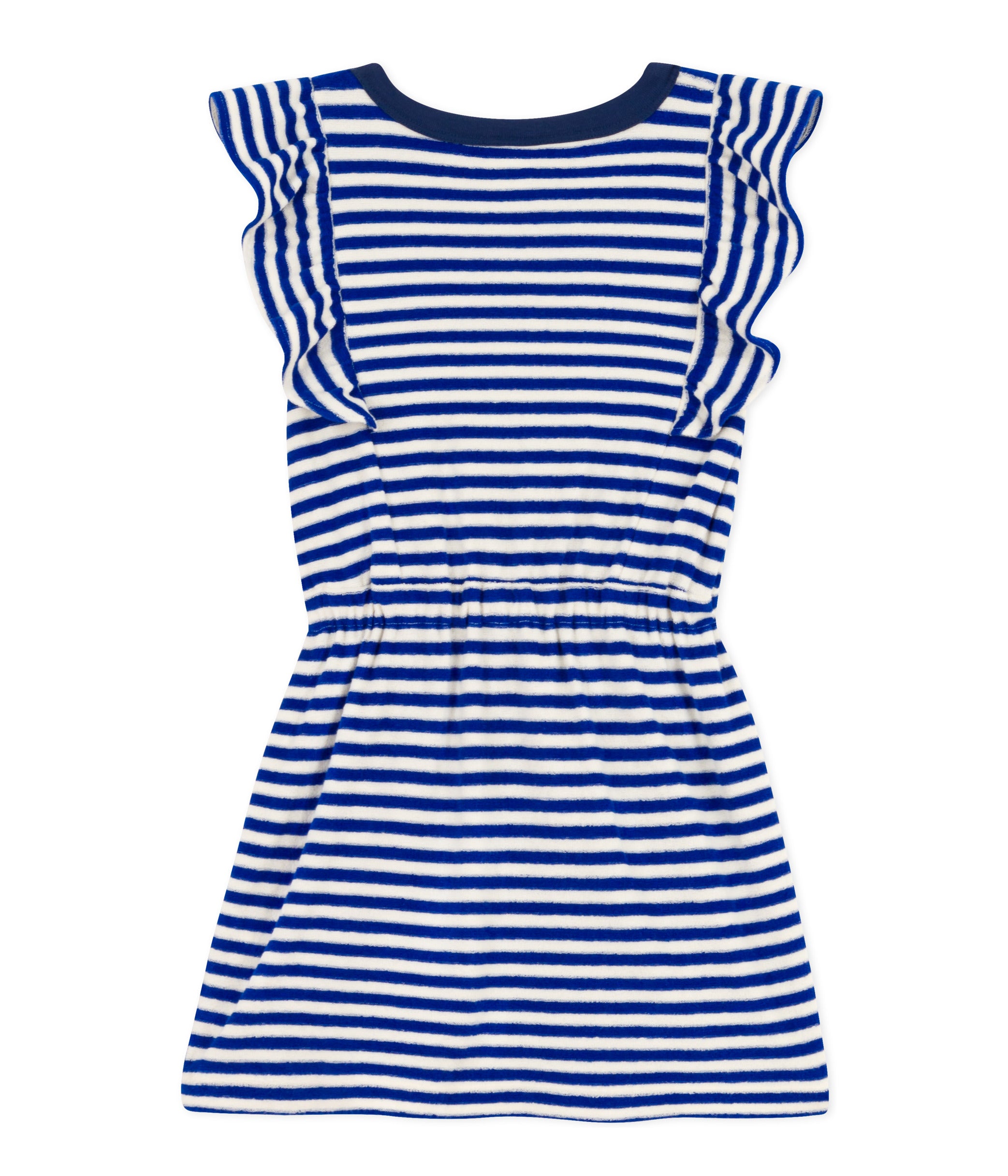 Petit Bateau - Robe Rayée Sans Manches