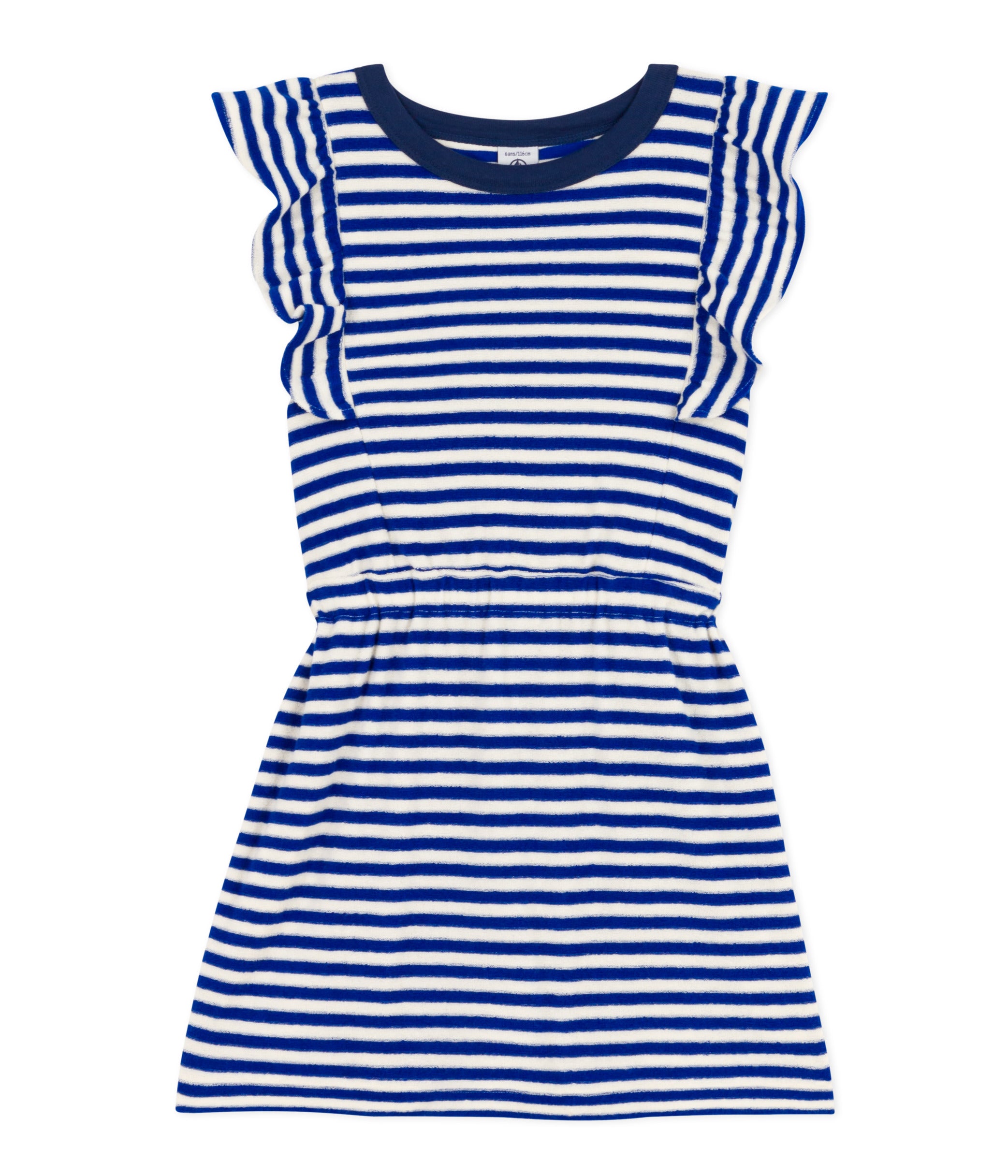 Petit Bateau - Robe Rayée Sans Manches