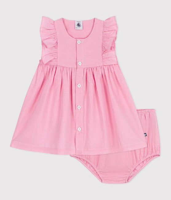 Petit Bateau - Robe + Bloomer (Bébé)