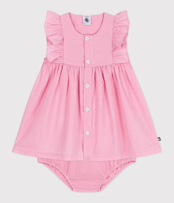 Petit Bateau - Robe + Bloomer (Bébé)