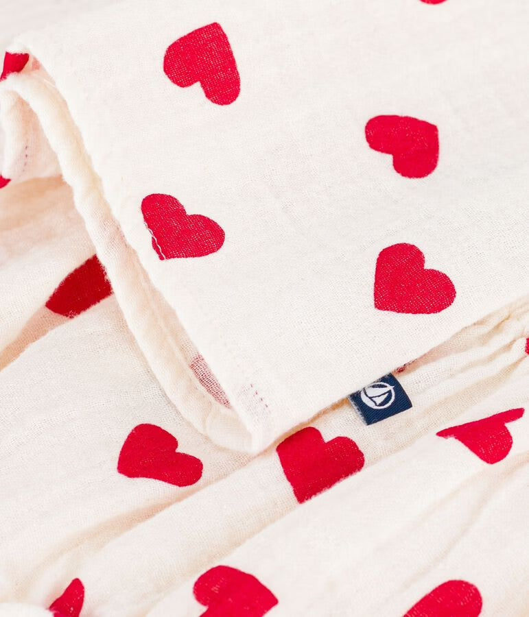 Petit Bateau - Robe + Bloomer Coeurs (Bébé)