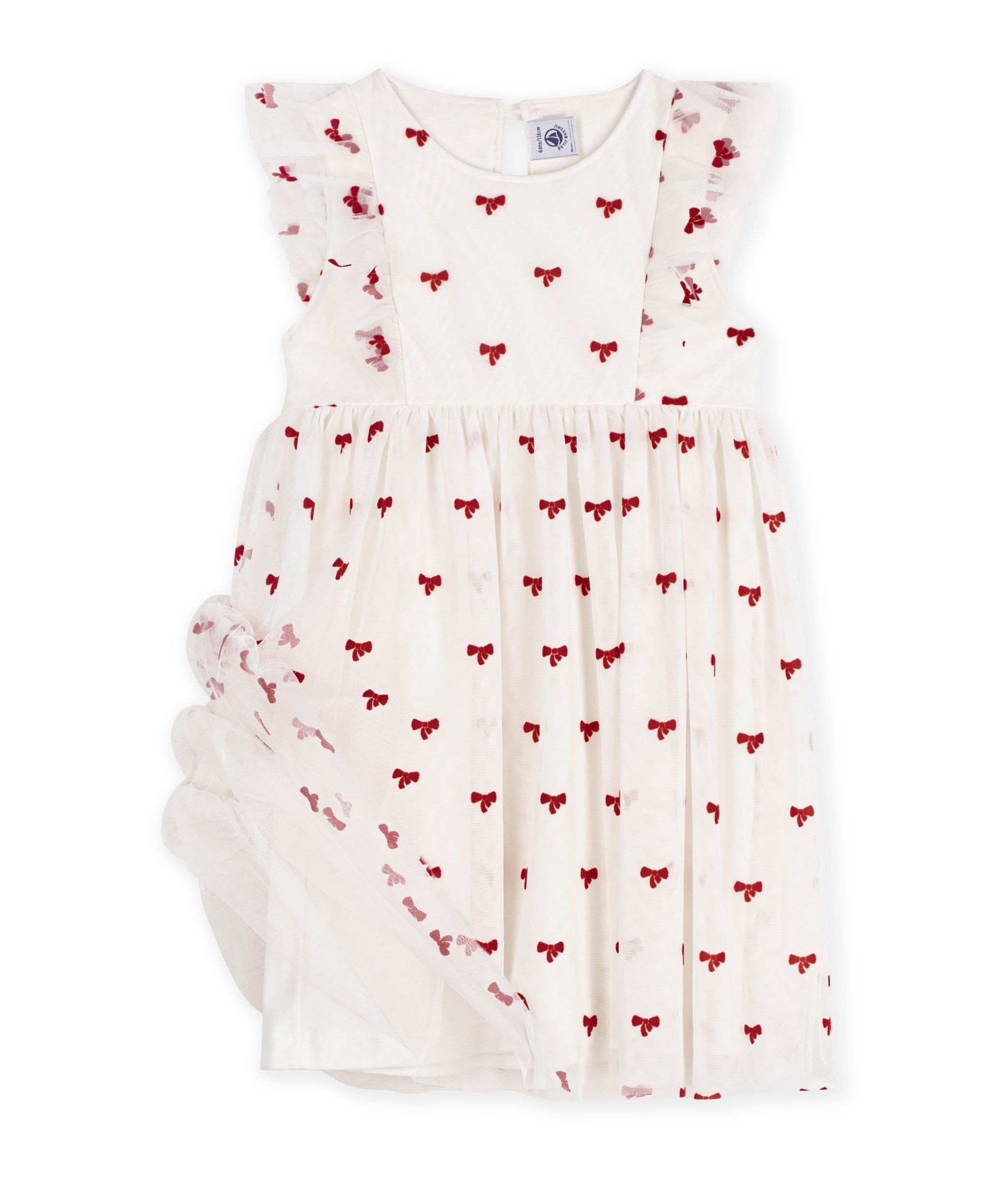 Petit Bateau - Robe enfant sans manche en coton