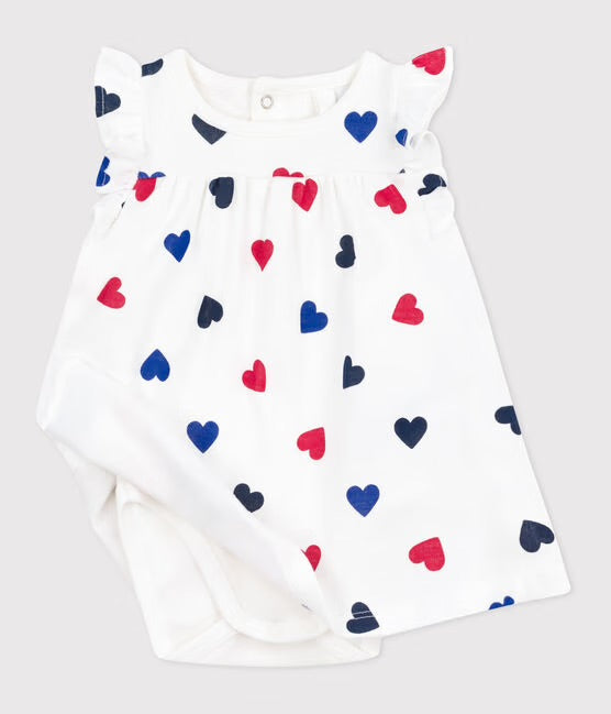 Petit Bateau - Robe + Body (Bébé)