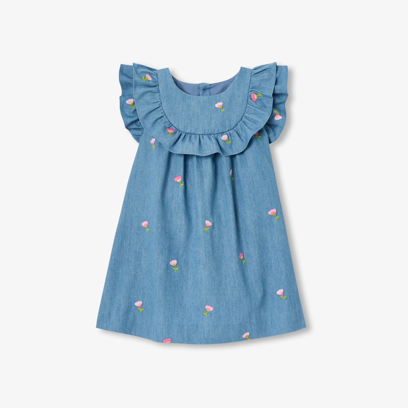 Jacadi - Robe bébé fille en chambray