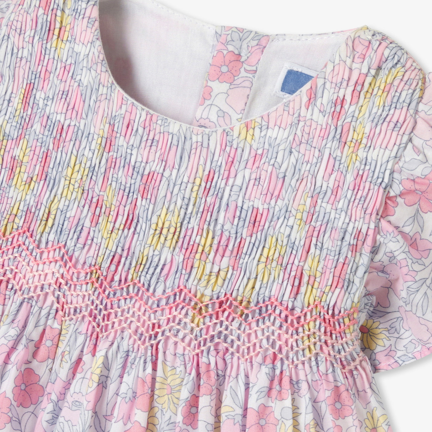 Jacadi - Robe bébé fille en tissu Liberty