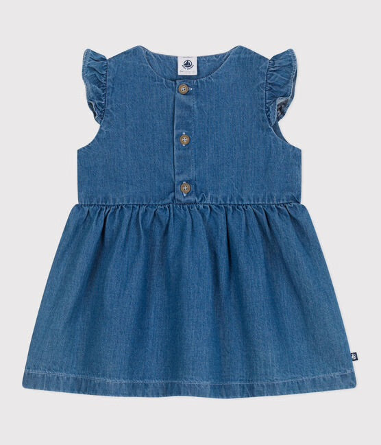 Petit Bateau - Ruffle Dress (Baby)
